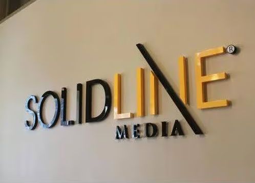 acrylic/brass letters